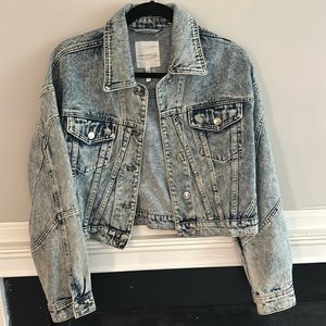 Crop Jean jacket. Avec Les Fillies. NWOT medium
